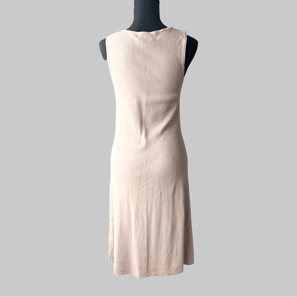 BCBGMaxAzria Geometric Studded Round Neck Sleeveless Sweater Tank Dress - Picture 3 of 11